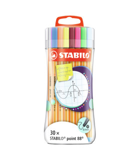 Microfibras Point 88 Sleeve Pack Stabilo x 30