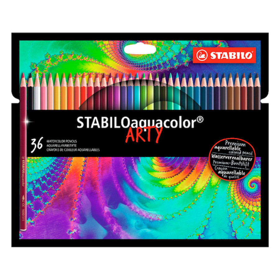 Lápices Aquacolor Arty Stabilo x 36