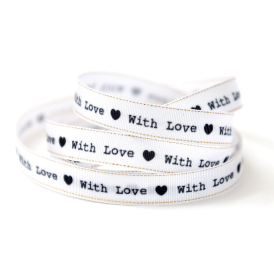 Cinta With Love 1 cm x 10 metros