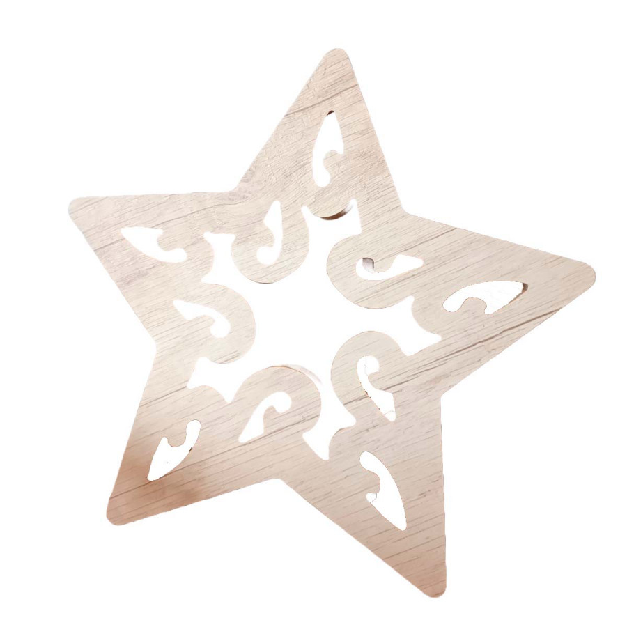 Adorno de Estrella Calada 25 cm