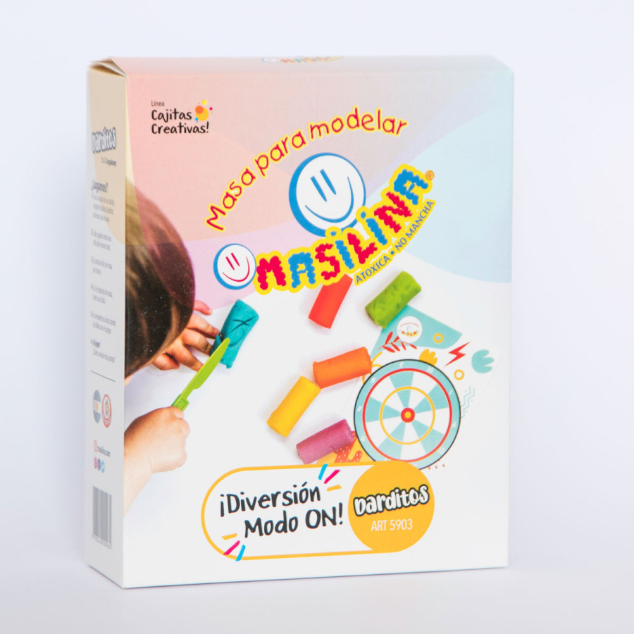 Cajita Creativa de Juego Dardos Masilina