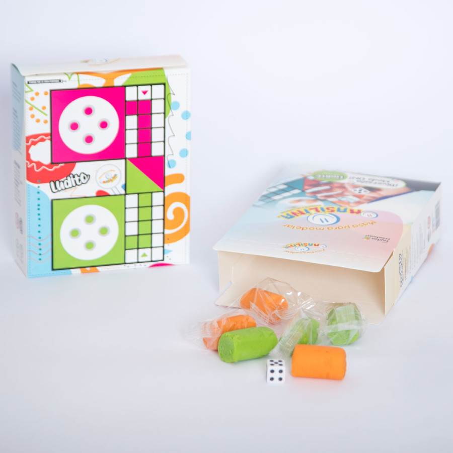 Cajita Creativa de Juego Ludo Masilina