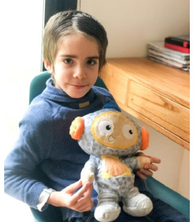 Peluche Térmico Colores Robot Fur Buddies