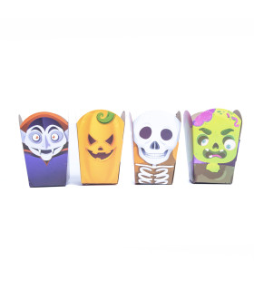 Cajas de Pop Corn Personajes de Halloween x 8