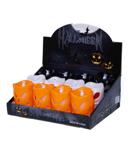 Vela LED a Pilas de Calavera Halloween Alparamis