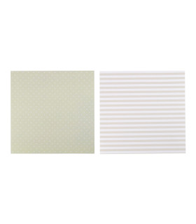 Papel para Scrap 35 Hojas de 30 x 30 cm y 160 g Clásicos Ibicraft