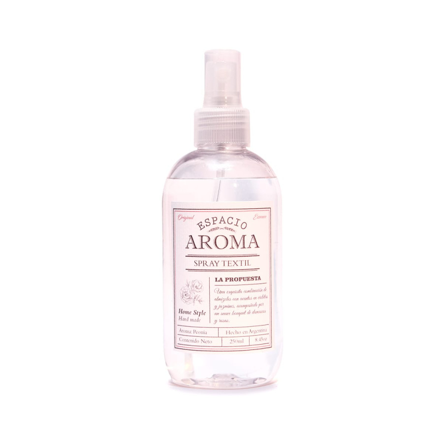 Aromatizador Textil 250 ml Línea Clásica Peonia Espacio Aroma
