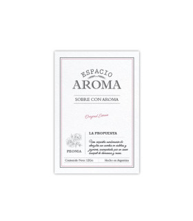 Sobre con Aroma 12 g Línea Clásica Peonia Espacio Aroma
