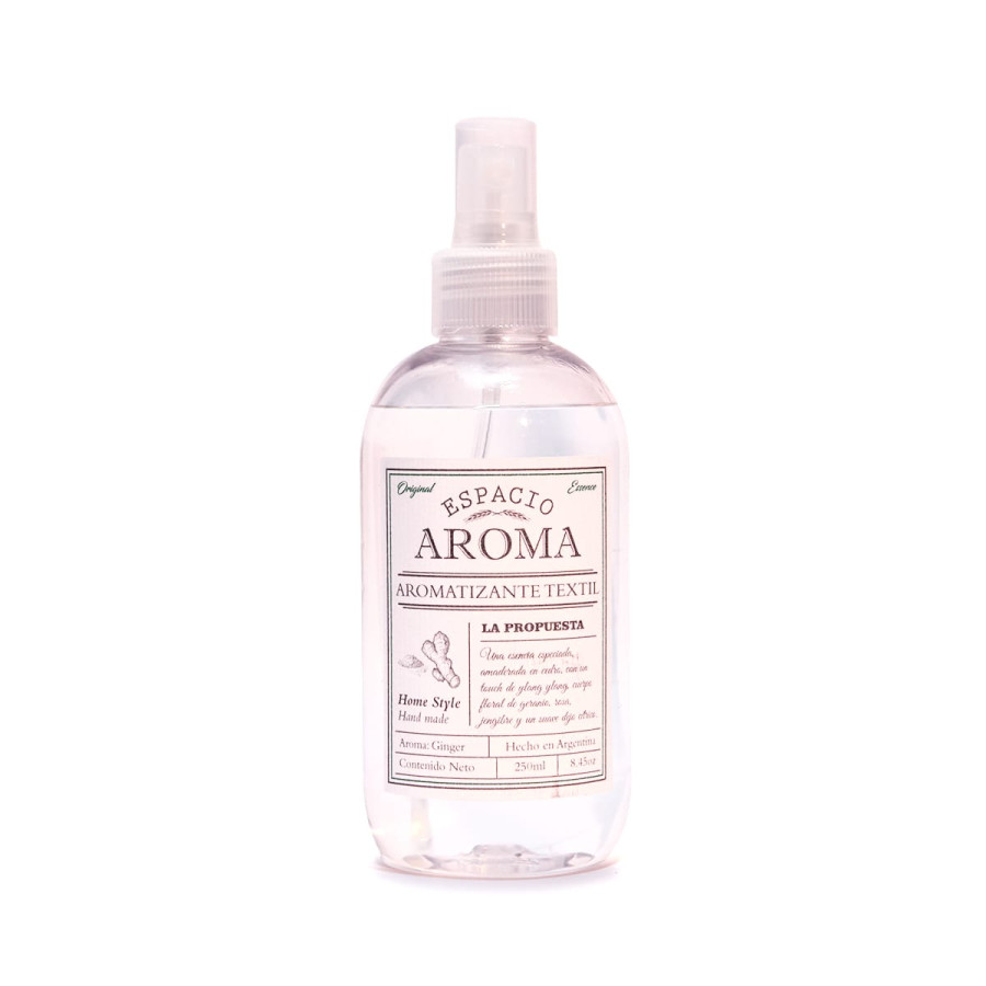 Aromatizador Textil 250 ml Línea Clásica Jengibre Espacio Aroma
