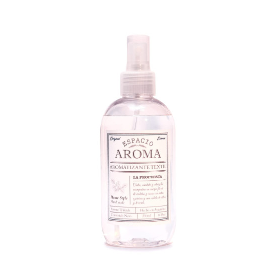 Aromatizador Textil 250 ml Línea Clásica Té Verde Espacio Aroma