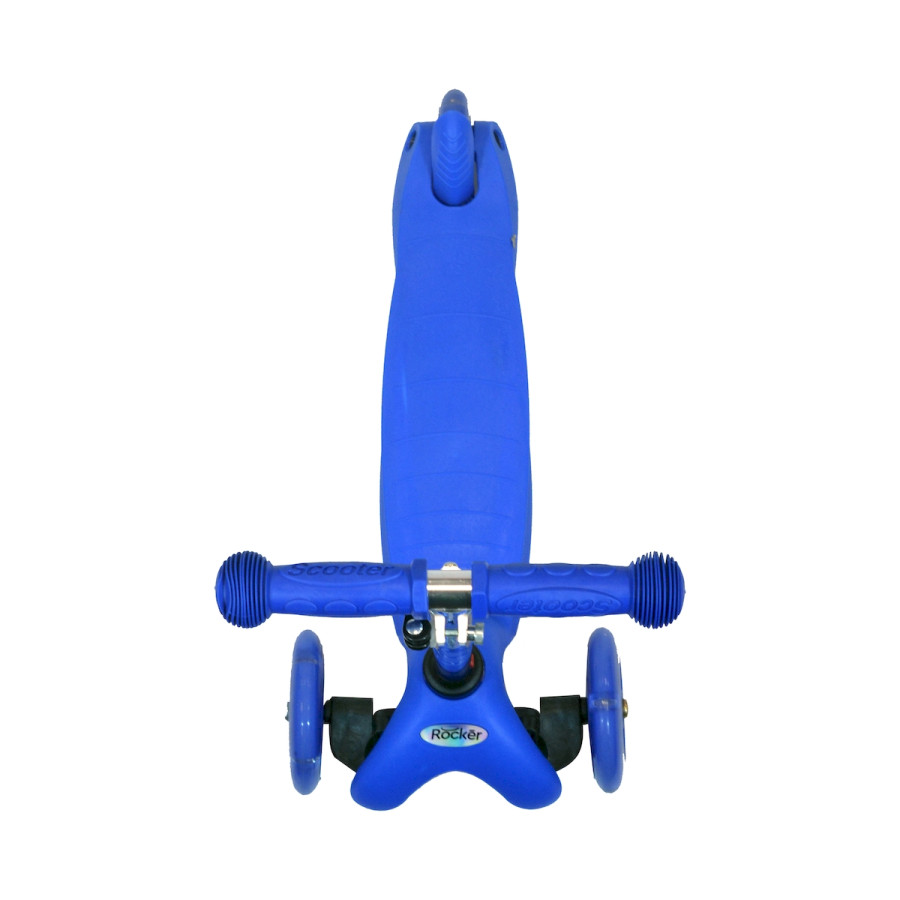 Monopatín de Aluminio Rocker Mini de 3 Ruedas Azul