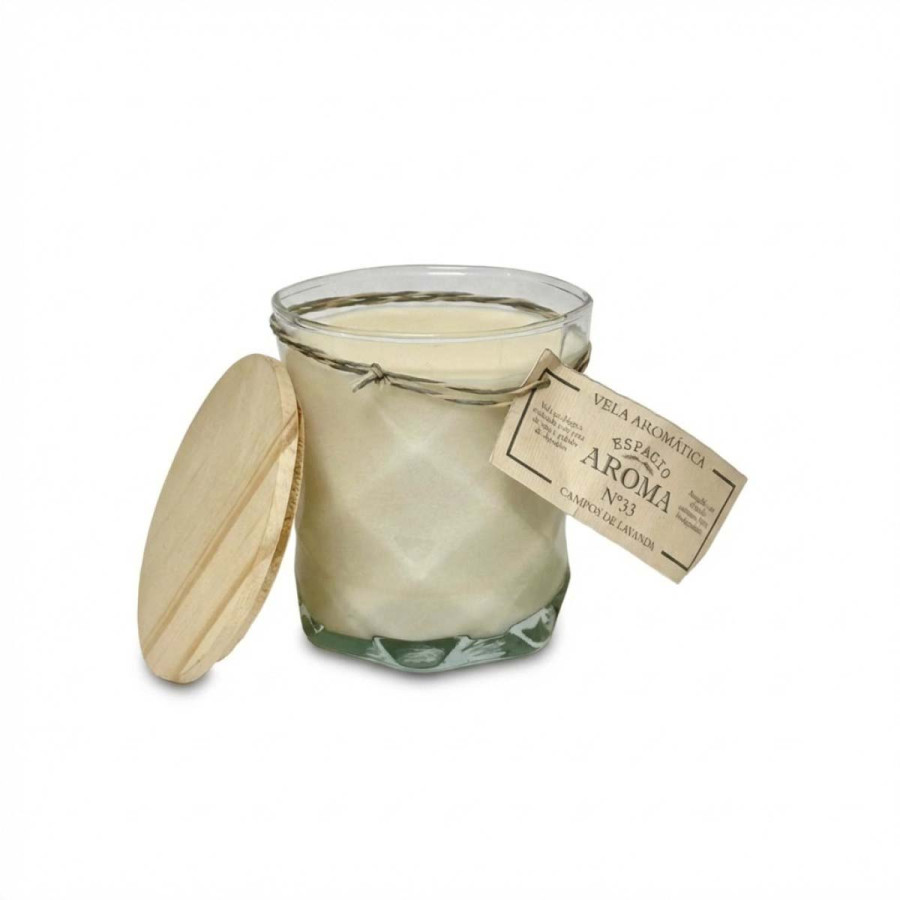 Vela Facetada 270 g Edición Limitada Campos de Lavanda Espacio Aroma