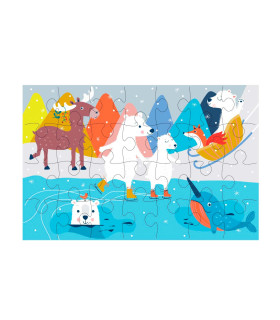 Rompecabezas Oso Polar 28 pz Avenir