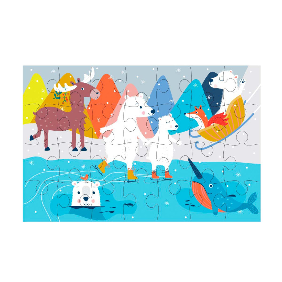 Rompecabezas Oso Polar 28 pz Avenir