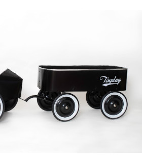 Carro Wagon con Gancho de Arrastre Negro Tinplay