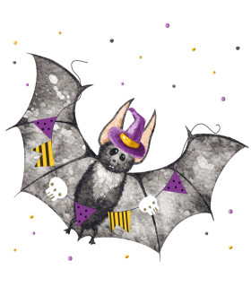 Servilletas 33 x 33 cm New Bat Halloween