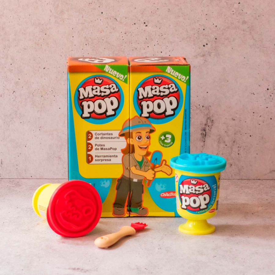 Set de 2 Copas Masa Pop Dinomanía