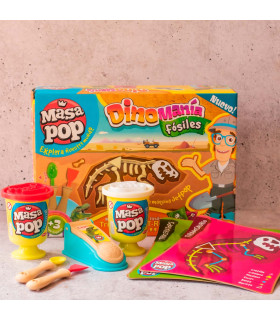 Set Fósiles Masa Pop Dinomanía