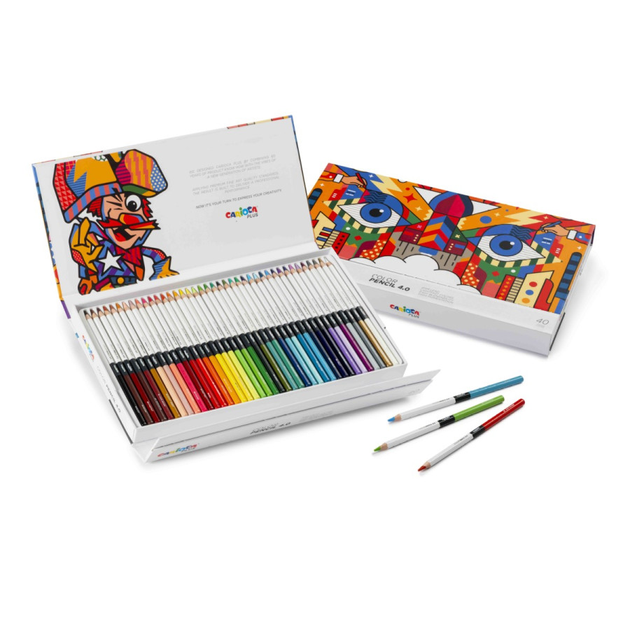Lápices de Colores Carioca Plus 4.0 x 40
