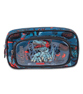 Cartuchera con 2 Cierres Big Pocket Dino Raw 2.4 lt Talbot