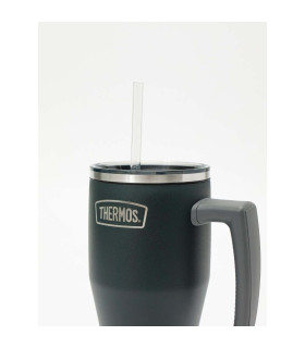 Taza Térmica con Asa y Sorbete Thermos Classic 850 ml Gris