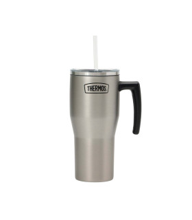 Taza Térmica con Asa y Sorbete Thermos Classic 850 ml Acero