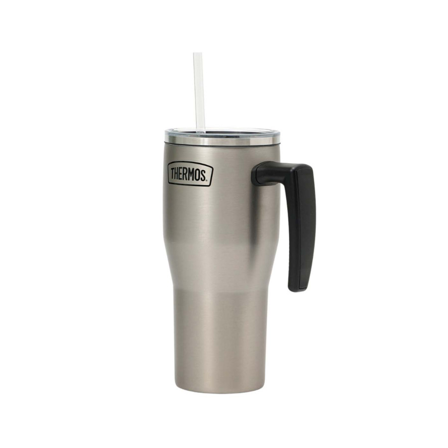 Taza Térmica con Asa y Sorbete Thermos Classic 850 ml Acero