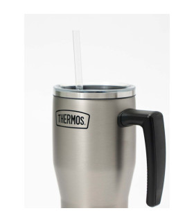 Taza Térmica con Asa y Sorbete Thermos Classic 850 ml Acero