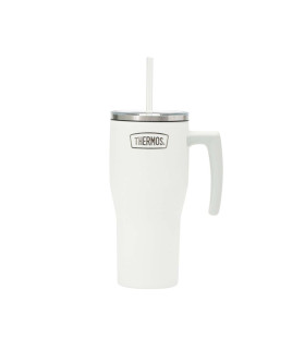 Taza Térmica con Asa y Sorbete Thermos Classic 850 ml Blanco