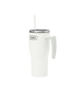 Taza Térmica con Asa y Sorbete Thermos Classic 850 ml Blanco