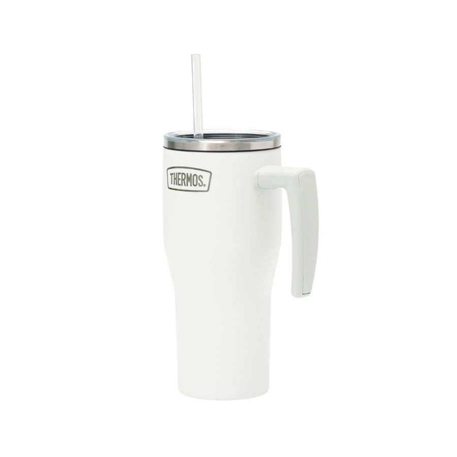 Taza Térmica con Asa y Sorbete Thermos Classic 850 ml Blanco