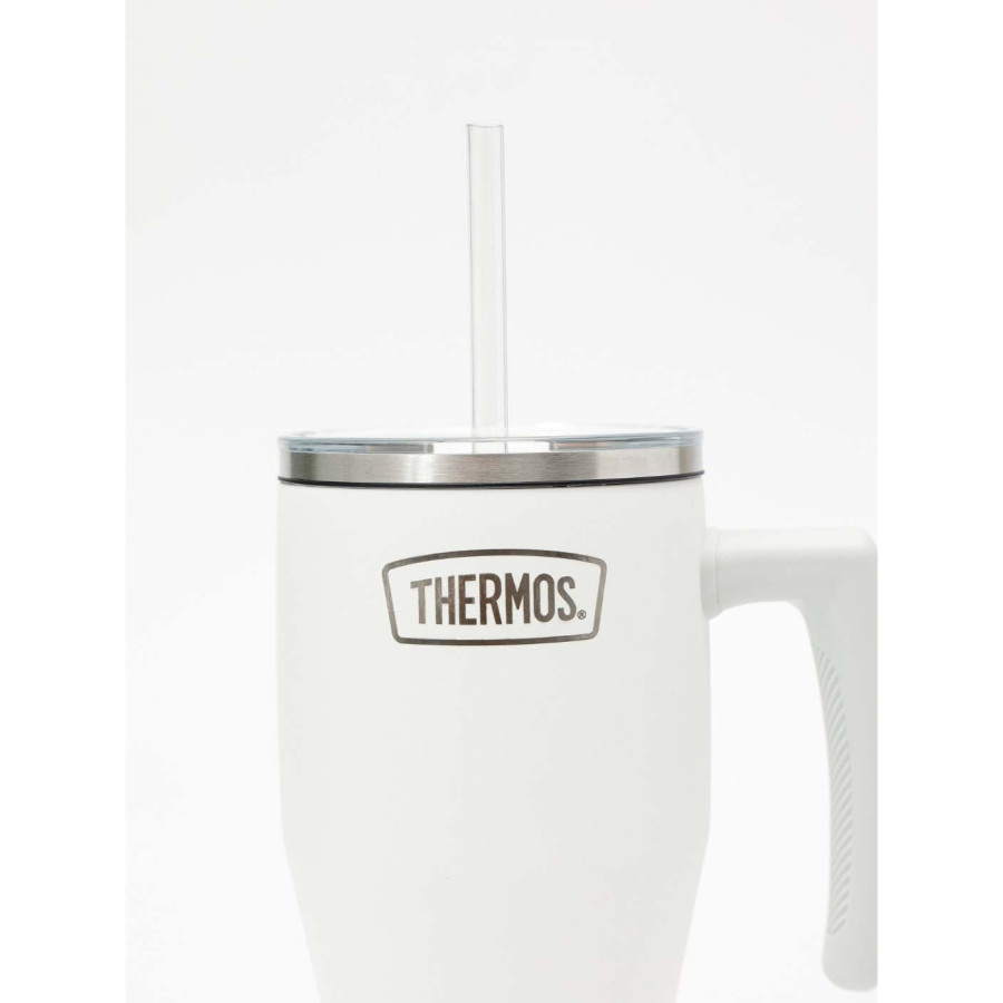 Taza Térmica con Asa y Sorbete Thermos Classic 850 ml Blanco