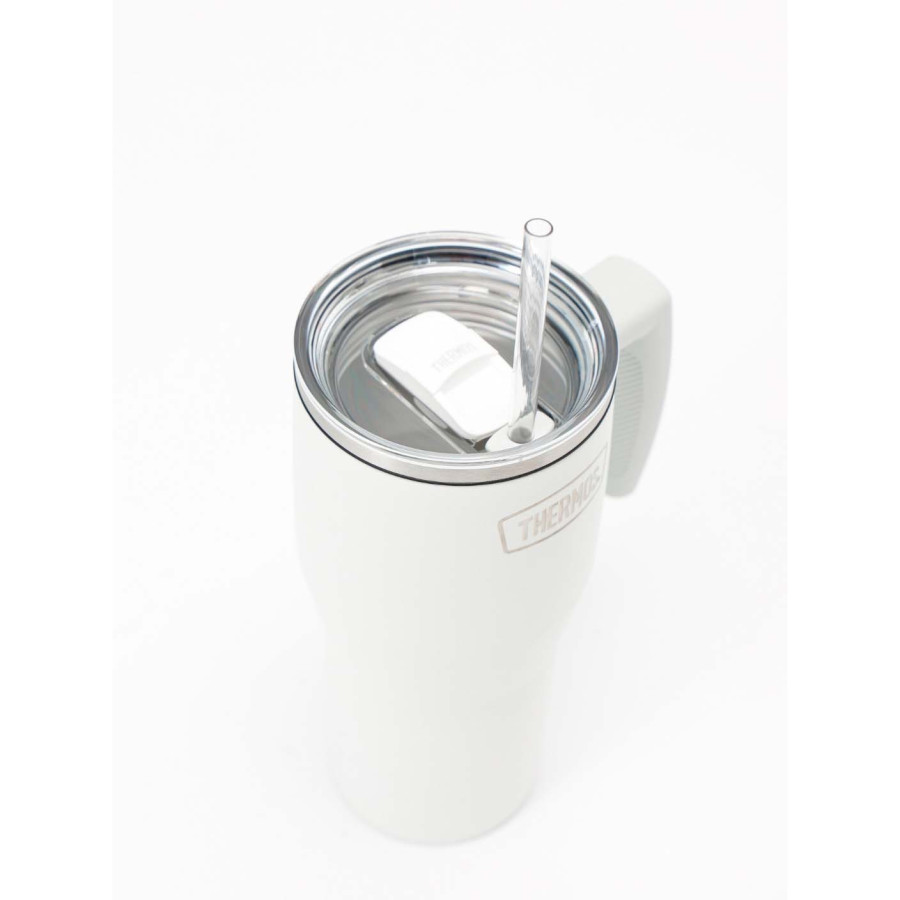Taza Térmica con Asa y Sorbete Thermos Classic 850 ml Blanco