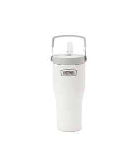 Vaso Térmico con Asa y Sorbete Thermos Classic 850 ml Blanco