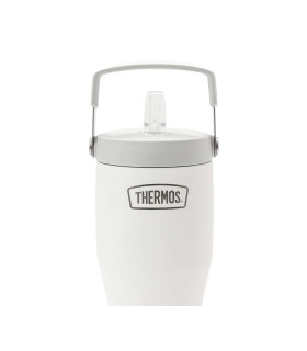 Vaso Térmico con Asa y Sorbete Thermos Classic 850 ml Blanco