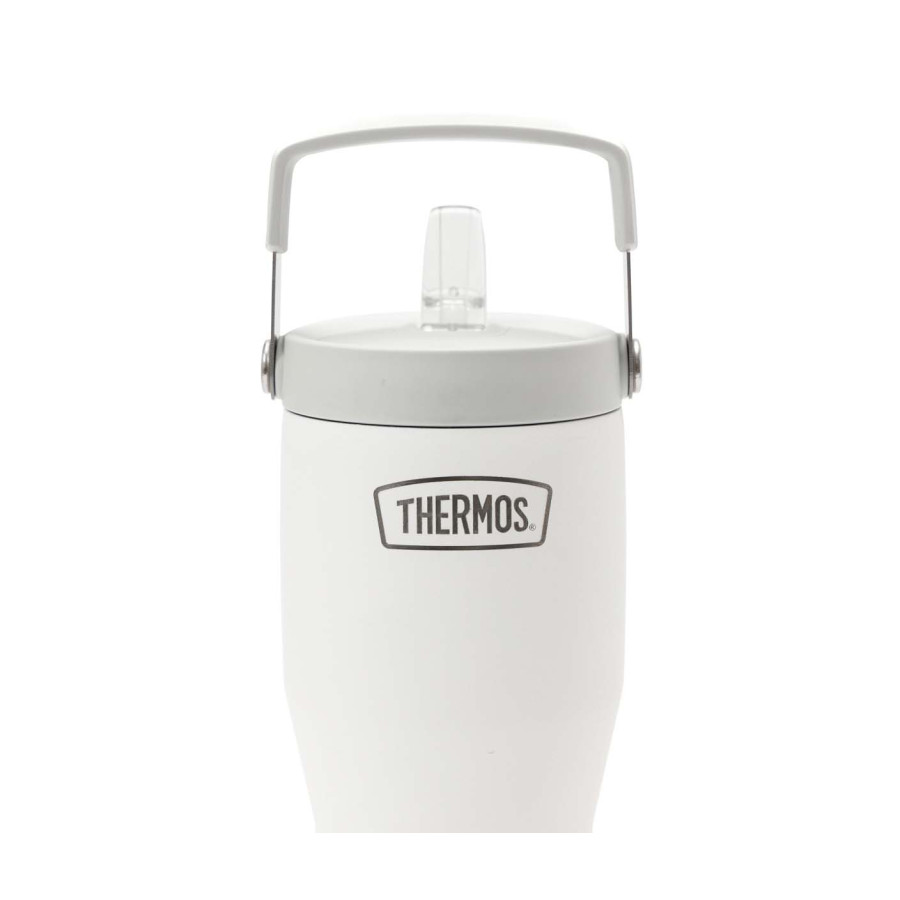 Vaso Térmico con Asa y Sorbete Thermos Classic 850 ml Blanco