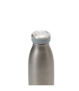 Botella Térmica 500 ml con Tapa a Rosca Thermos Gris