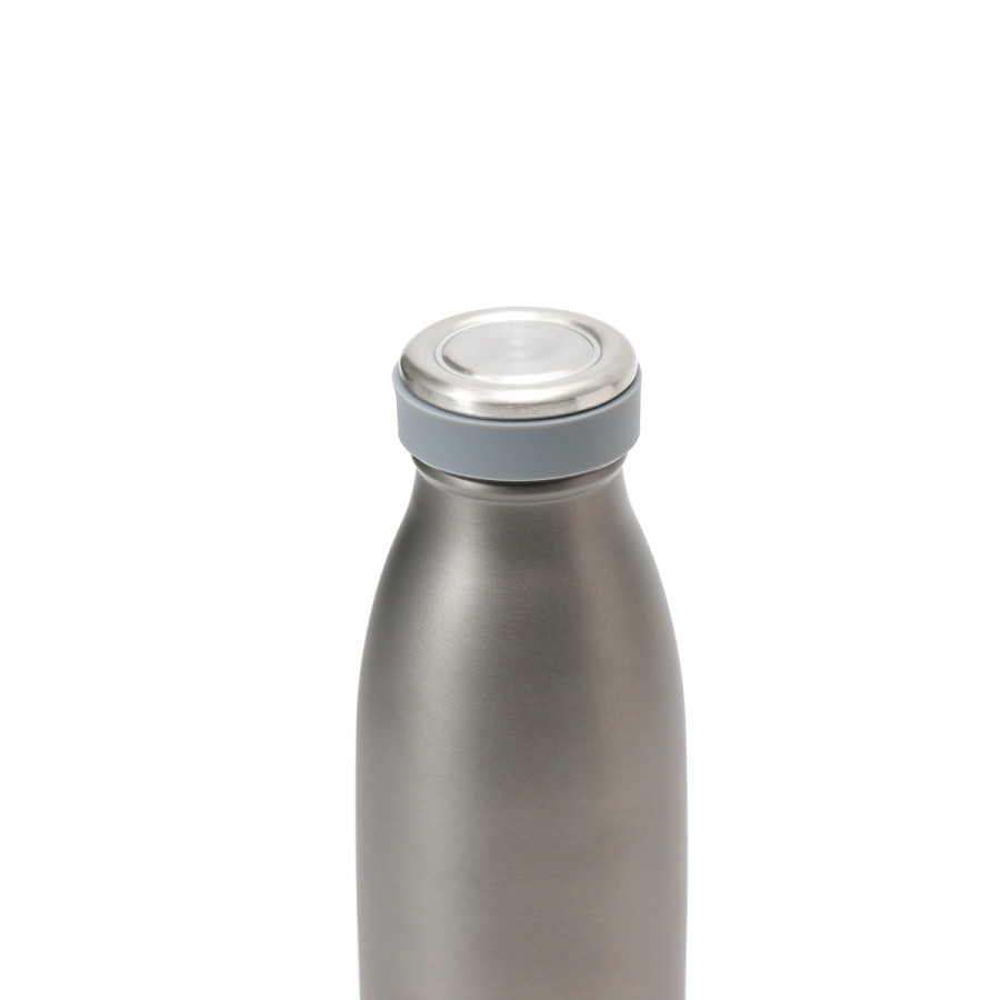 Botella Térmica 500 ml con Tapa a Rosca Thermos Gris