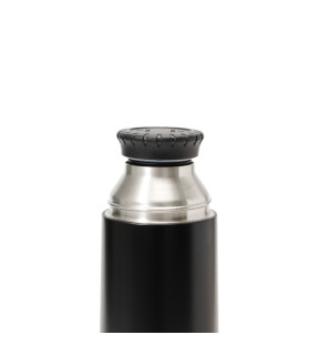 Termo 1000 ml con Tapa a Rosca Pico Vertedor y Taza Thermos Negro