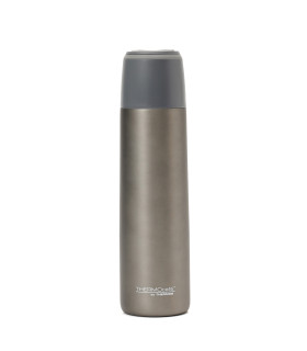 Termo 1000 ml con Tapa a Rosca Pico Vertedor y Taza Thermos Gris