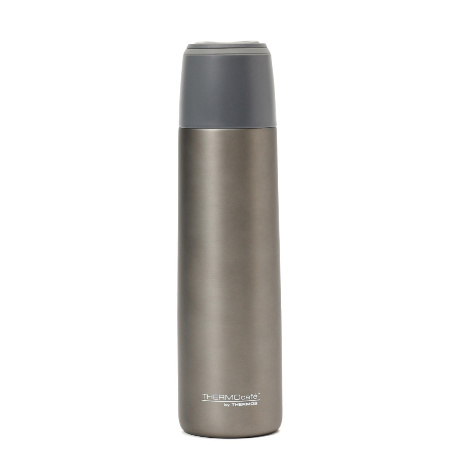 Termo 1000 ml con Tapa a Rosca Pico Vertedor y Taza Thermos Gris
