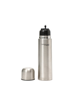 Termo 750 ml con Tapa a Rosca Pico Vertedor y Taza Thermos Acero
