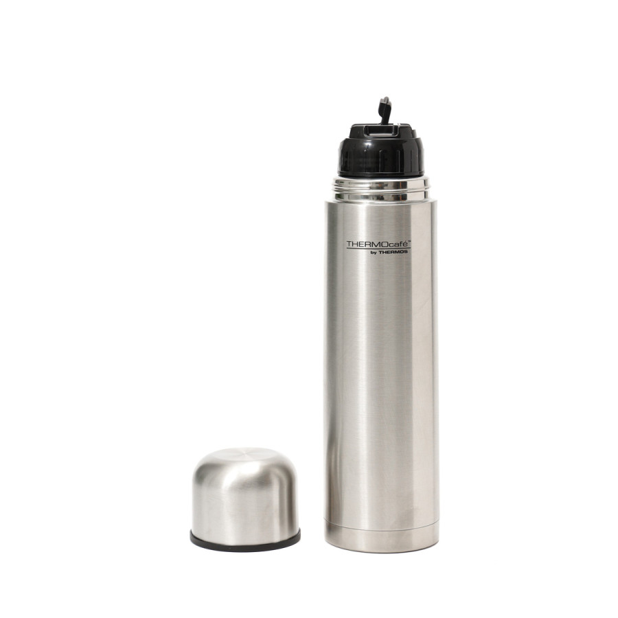 Termo 1000 ml con Tapa a Rosca Pico Vertedor y Taza Thermos Acero