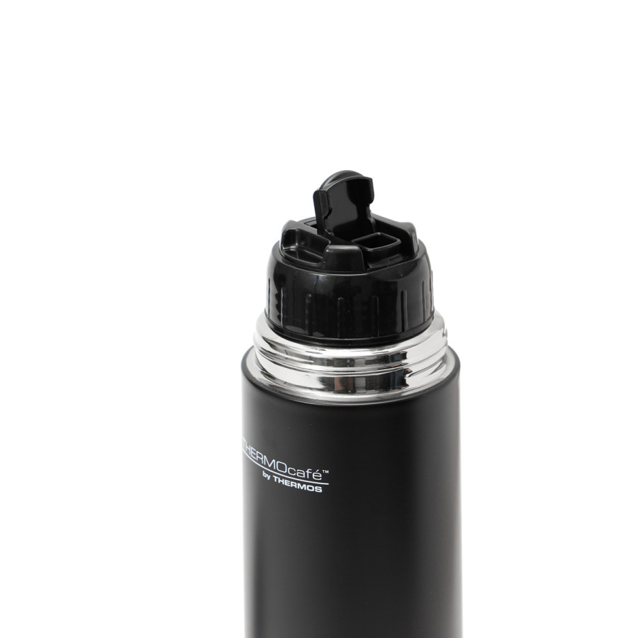 Termo 1000 ml con Tapa a Rosca Pico Vertedor y Taza Thermos Negro