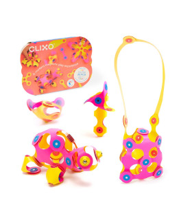 Set de Tripulación Rosa y Amarillo 30 Piezas Clixo