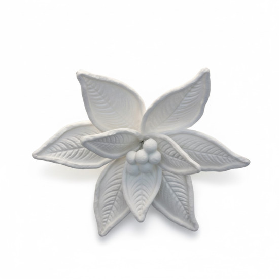 Adorno Estrella Federal Blanca 30 cm Alparamis A24-3801