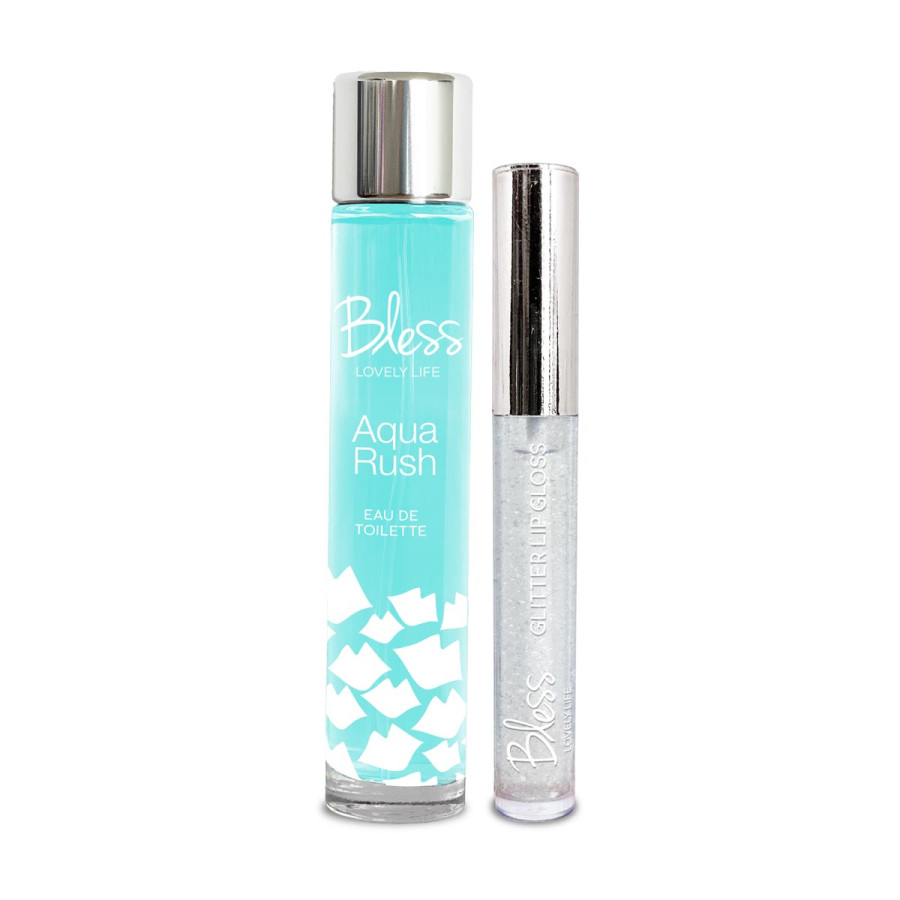 Set Eau de Toilette y Lip Gloss Aqua Rush Bless