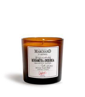 Vela Aromática Marchand D Aromes Bergamota y Orquídea 220 g