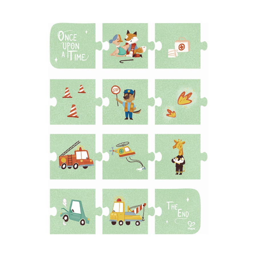 Puzle Vehículos de Rescate Hape