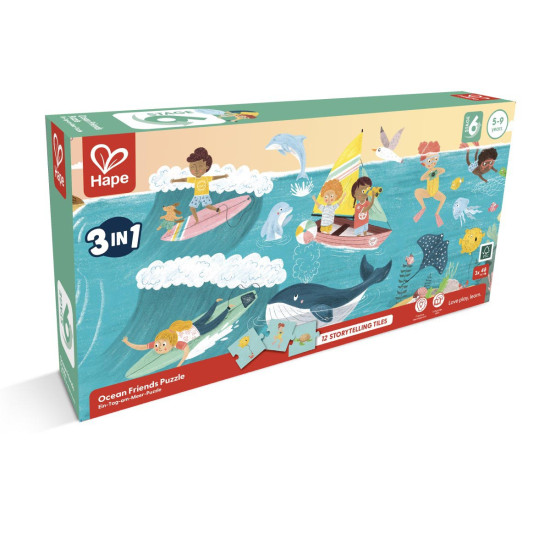 Puzle Amigos del Mar Hape